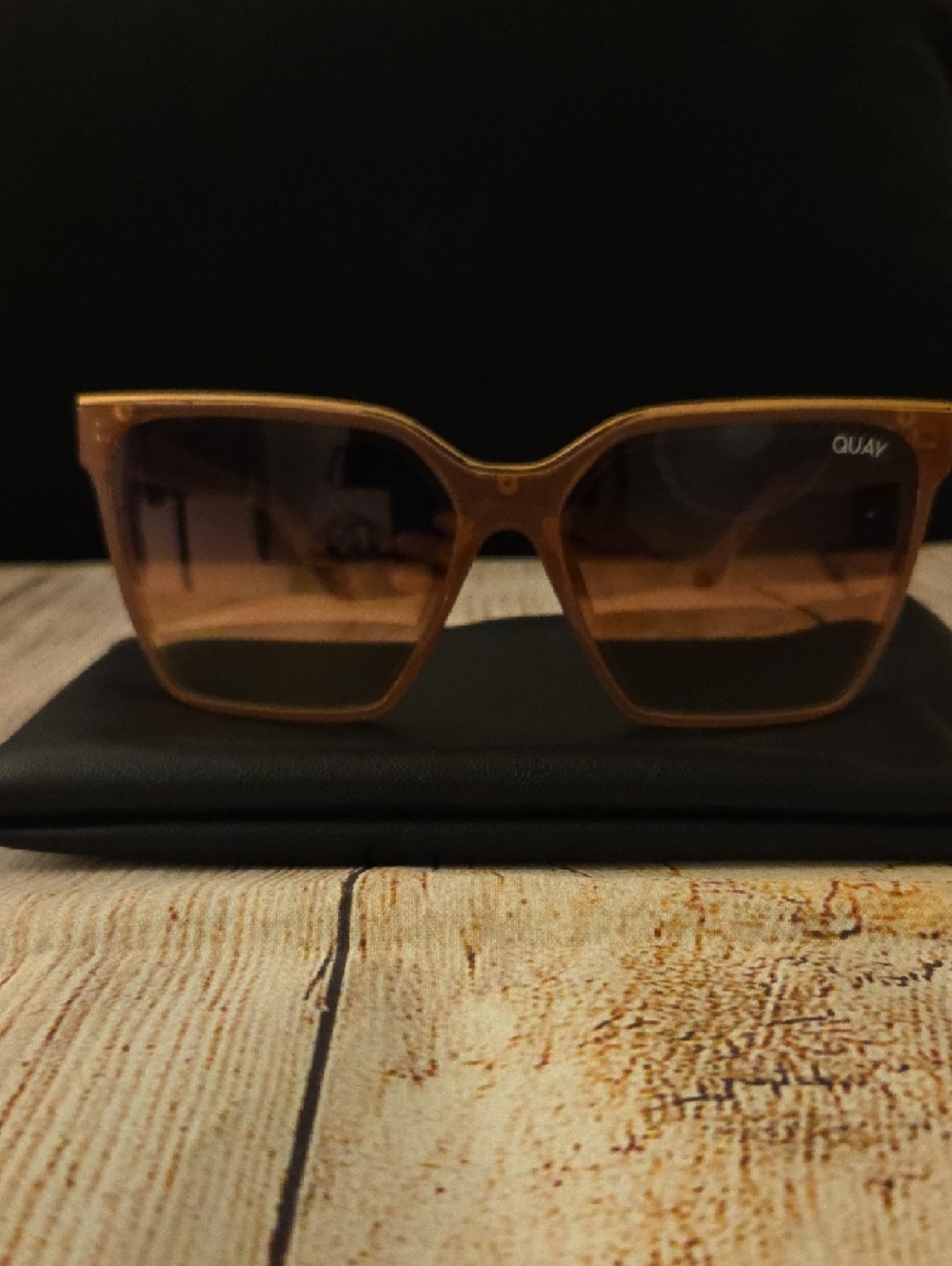 QUAY Australia Level Up Large Square Sunglasses - Picture 5 of 7
